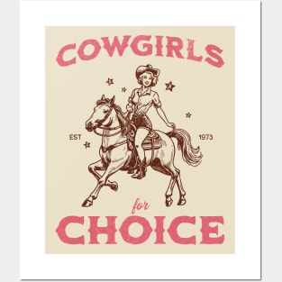 Cowgirls for Choice Feminist Pro Choice Cowgirl Posters and Art